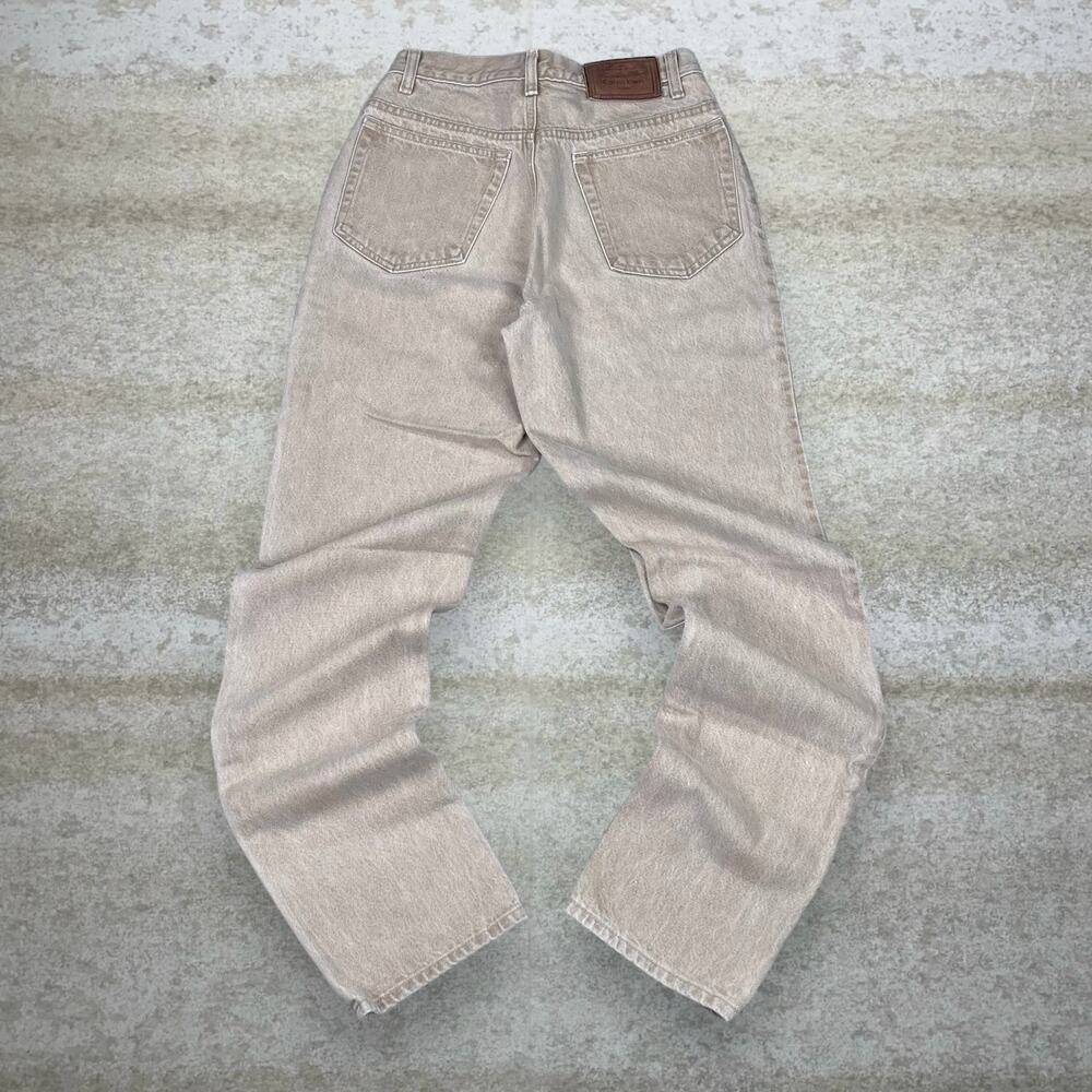 Vintage Y2K Calvin Klein Jeans 26x32 Relaxed Fit Tan Denim Made in USA